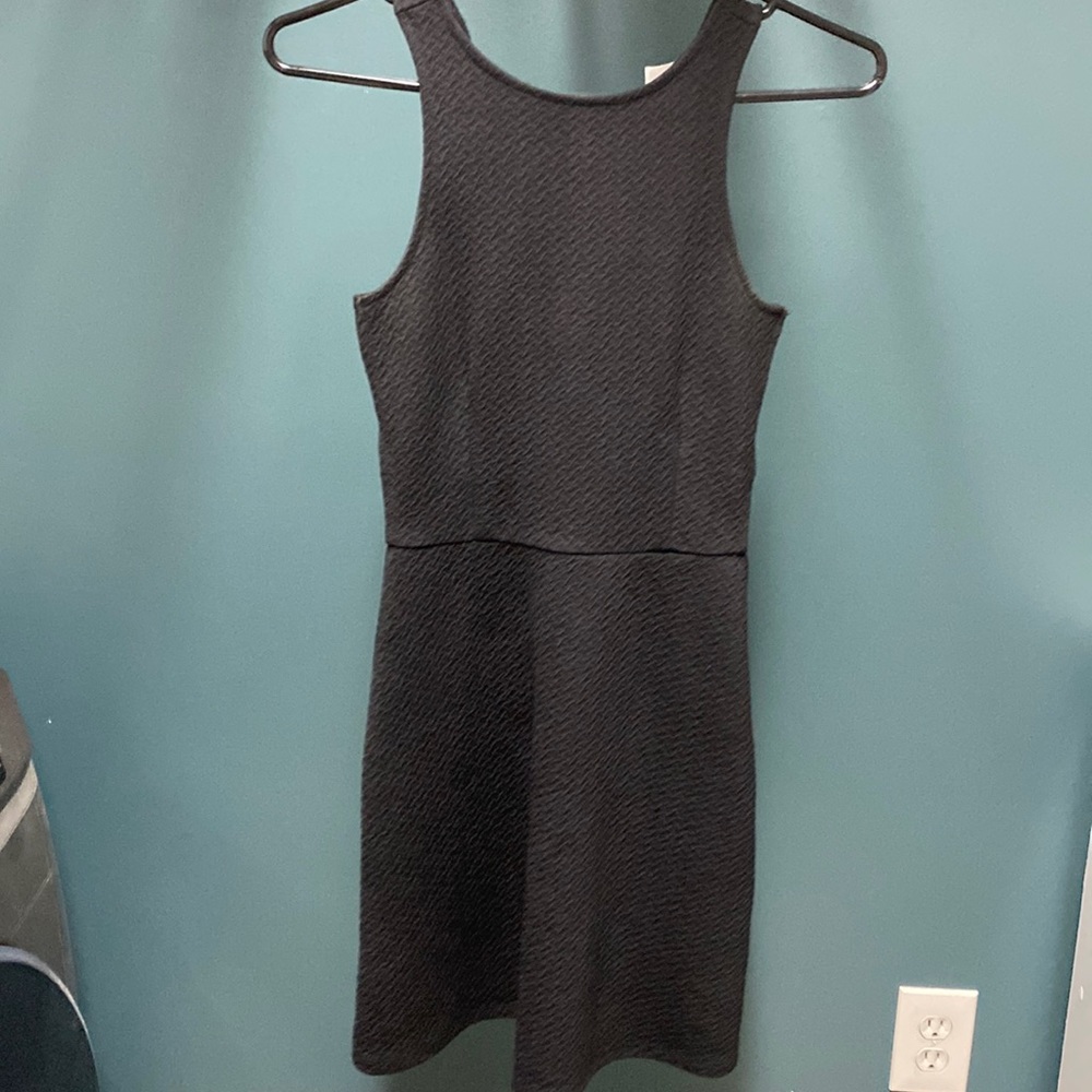 Black dress with cut outs